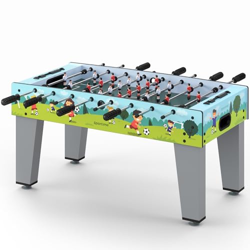 Sportime Kinderkicker | 60 cm hoch | Niedrige Spielhöhe für Kinder 3-12 Jahre | 13 mm Spielstangen | Höhenverstellbare Stellfüße | 3 Designs Sportime Kinderkicker | 60 cm hoch | Niedrige Spielhöhe für Kinder 3-12 Jahre | 13 mm Spielstangen | Höhenverstellbare Stellfüße | 3 Designs von Sportime