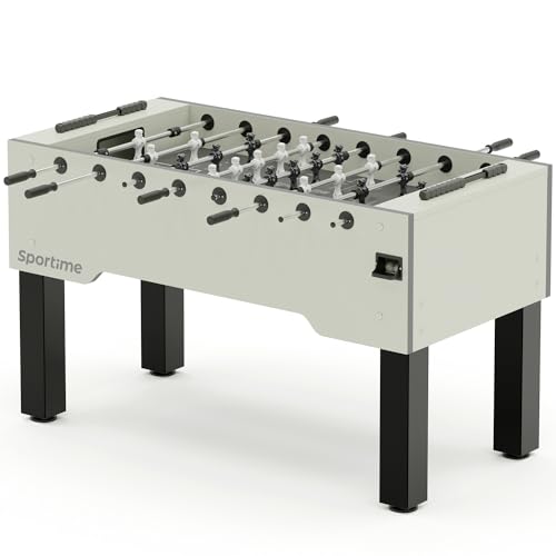 Sportime Tischkicker Match | Guardian vs Dragon | Figuren mit Gewichtsausgleich | Wartungsfreie Guardian Gleitlager | Robustes 20 mm Spielfeld | Belastbar bis 35 kg | Indoor | 90 kg Gewicht von Sportime