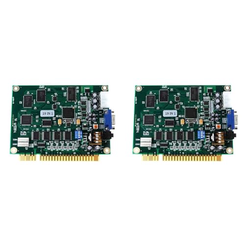 Spourita 2X 19-In-1-Arcade-Classic-Spielbrett mit VGA-Ausgang, Langlebiges Arcade-Spielbrett für Jamma Arcade-Motherboard von Spourita