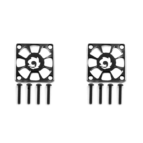 Spourita 2X LüFterabdeckung Aus Aluminiumlegierung, 30 X 30 Mm, für RC-Motor, ESC, Elektrisch Regulierende LüFterschutzabdeckung, Schwarz Spourita 2X LüFterabdeckung Aus Aluminiumlegierung, 30 X 30 Mm, für RC-Motor, ESC, Elektrisch Regulierende LüFterschutzabdeckung, Schwarz von Spourita