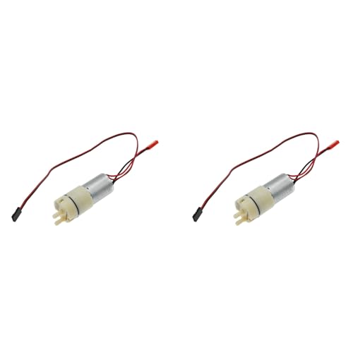 Spourita 2X Motorisierte 370°-WasserküHlpumpe für RC-Boote, Wasserdichter JST-JR-Stecker für Den Anschluss des BatterieempfäNgers von Spourita