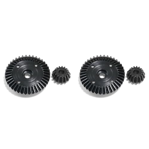 Spourita 2X XV02 TT02 TT02B 45-Gauge-Stahl, Kompletter Satz Differentialgetriebe + Hauptzahnradsatz Stahlzahnrad (D) von Spourita
