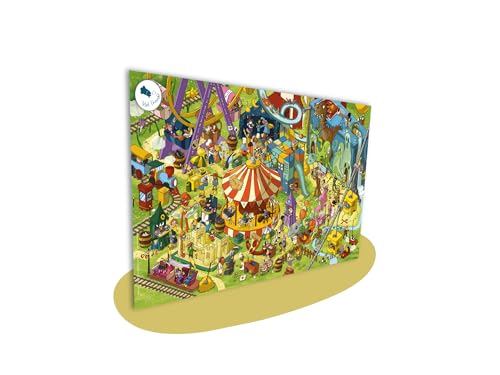 Sprachköchin für Kinder 'Logopädie Spiele Sprachförderung Kindergarten' Hochwertig Illustriert [analog+digital nutzbar] Interaktiv wähle Dein Lieblingsmotiv (Motiv: Freizeitpark - Laute: S+Z) von Sprachköchin