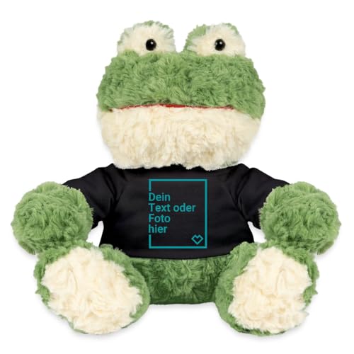 Spreadshirt Frosch Kuscheltier Selbst Gestalten Mit Foto Oder Text | Plüschtier Personalisiert Kuscheltier Plüsch Frosch Torge, One Size, Schwarz Spreadshirt Frosch Kuscheltier Selbst Gestalten Mit Foto Oder Text | Plüschtier Personalisiert Kuscheltier Plüsch Frosch Torge, One Size, Schwarz von Spreadshirt