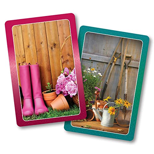 Garden Splendors Standard Index Spielkarten-Set von Springbok