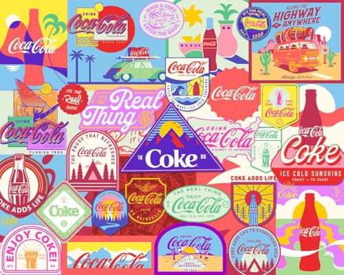 Springbok Coca-Cola Outdoor Escape 1000 Teile Puzzle für Erwachsene - Bunte Coca Cola Collage Springbok Coca-Cola Outdoor Escape 1000 Teile Puzzle für Erwachsene - Bunte Coca Cola Collage von Springbok