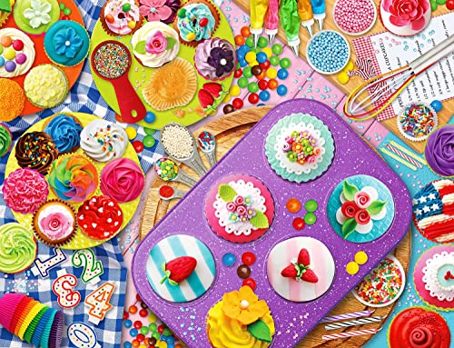 Springbok Cupcake Chaos - 500 Piece Jigsaw Puzzle for Adults - Unique Cut Pieces von Springbok