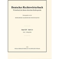 Deutsches Rechtswörterbuch von Springer Berlin