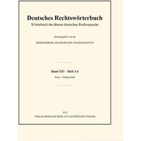 Deutsches Rechtswörterbuch von Springer Berlin