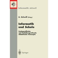 Informatik und Schule von Springer Berlin