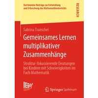 Gemeinsames Lernen multiplikativer Zusammenhänge von Springer Fachmedien Wiesbaden GmbH