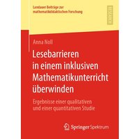 Lesebarrieren in einem inklusiven Mathematikunterricht überwinden von Springer Fachmedien Wiesbaden GmbH