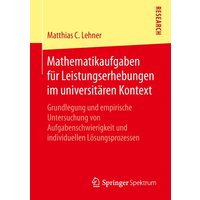 Mathematikaufgaben für Leistungserhebungen im universitären Kontext von Springer Fachmedien Wiesbaden GmbH