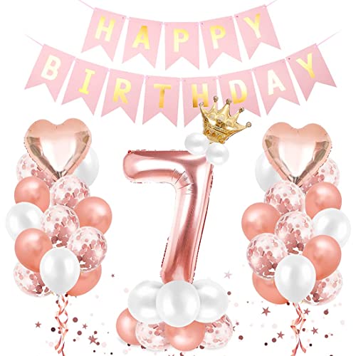 Luftballon 7. Geburtstag Roségold, Geburtstagsdeko 7 Jahr, Ballon 7. Geburtstag, Riesen Folienballon Zahl 7, Happy Birthday Folienballon 7, Ballon 7 Deko zum Geburtstag Mädchen Luftballon 7. Geburtstag Roségold, Geburtstagsdeko 7 Jahr, Ballon 7. Geburtstag, Riesen Folienballon Zahl 7, Happy Birthday Folienballon 7, Ballon 7 Deko zum Geburtstag Mädchen von Sprinlot