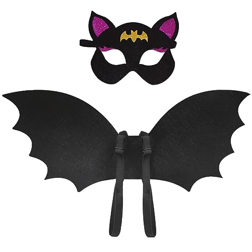 Sprinlot Fledermaus Kostüm Kinder, Fledermaus Flügel Kostüm Jungen Mädchen, Fledermausflügel Vampir, Kinderkostüm Halloween Karnevals Fasching Cosplay Sprinlot Fledermaus Kostüm Kinder, Fledermaus Flügel Kostüm Jungen Mädchen, Fledermausflügel Vampir, Kinderkostüm Halloween Karnevals Fasching Cosplay von Sprinlot