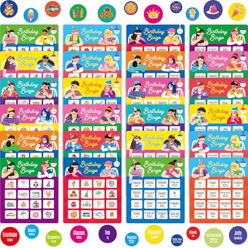 Geburtstags-Bingo-Spiel, 12 Zweisprachige Englisch- und Spanisch-Bingo-Brett-Spiel, 12 Spieler Bingo-Spiel-Set für Teenager oder Erwachsene Geburtstagsparty, Lustige Geburtstagsaktivität Dekoration Geburtstags-Bingo-Spiel, 12 Zweisprachige Englisch- und Spanisch-Bingo-Brett-Spiel, 12 Spieler Bingo-Spiel-Set für Teenager oder Erwachsene Geburtstagsparty, Lustige Geburtstagsaktivität Dekoration von SpriteGru