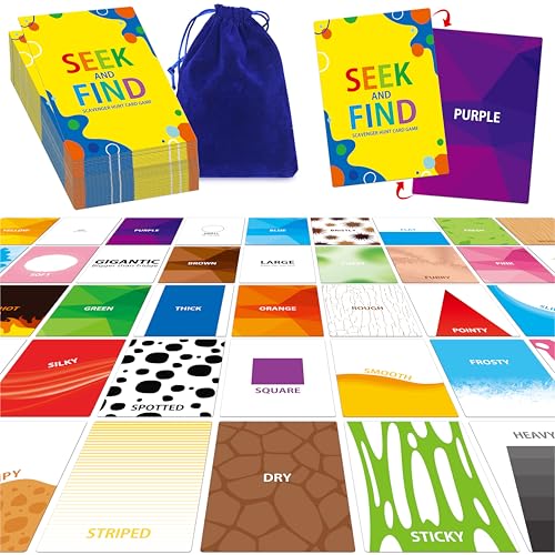 Outdoor Natur Schnitzeljagd Kartenspiel, 50 Such- und Findekarten für Kinder und Familien, lustige Outdoor-Aktivität, Reise-Spiel für draußen, Garten, Camping-Aktivitäten Outdoor Natur Schnitzeljagd Kartenspiel, 50 Such- und Findekarten für Kinder und Familien, lustige Outdoor-Aktivität, Reise-Spiel für draußen, Garten, Camping-Aktivitäten von SpriteGru