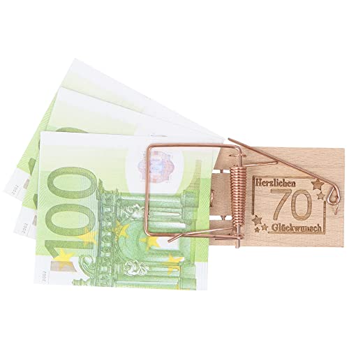 Spruchreif | Mausefalle Geldgeschenk | Witzige Geschenkidee zum 70. Geburtstag Spruchreif | Mausefalle Geldgeschenk | Witzige Geschenkidee zum 70. Geburtstag von Spruchreif