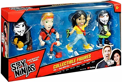Spy Ninjas 4er-Pack für Kinder ab 6 Jahren (PZ2/CAD/Regina/PZ Squire) (41130CO) Spy Ninjas 4er-Pack für Kinder ab 6 Jahren (PZ2/CAD/Regina/PZ Squire) (41130CO) von Spy Ninjas