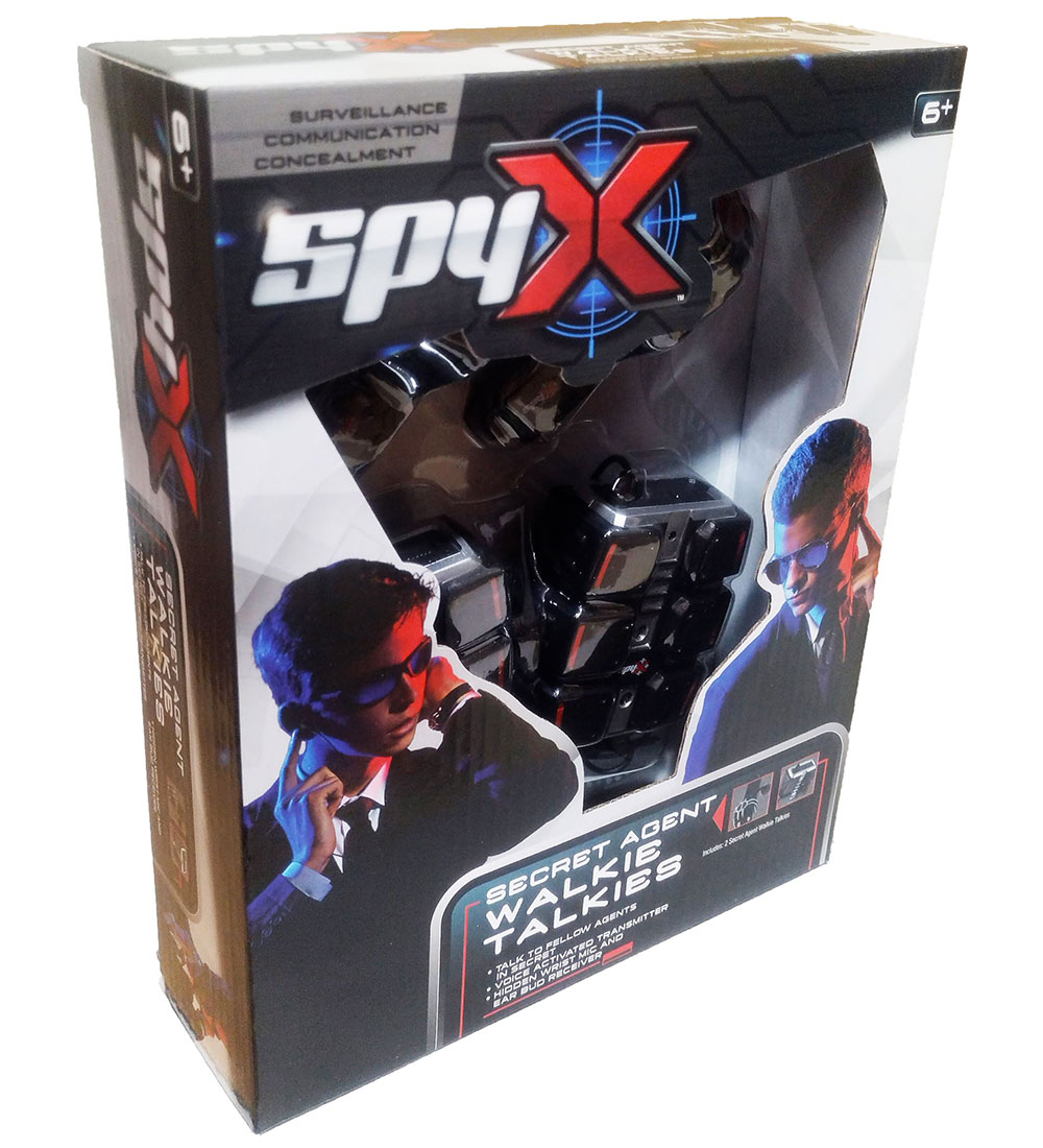 SpyX Walkie Talkies - Geheimagent - 2 st. - Schwarz - SpyX - One Size - Kuscheltiere SpyX Walkie Talkies - Geheimagent - 2 st. - Schwarz - SpyX - One Size - Kuscheltiere von SpyX