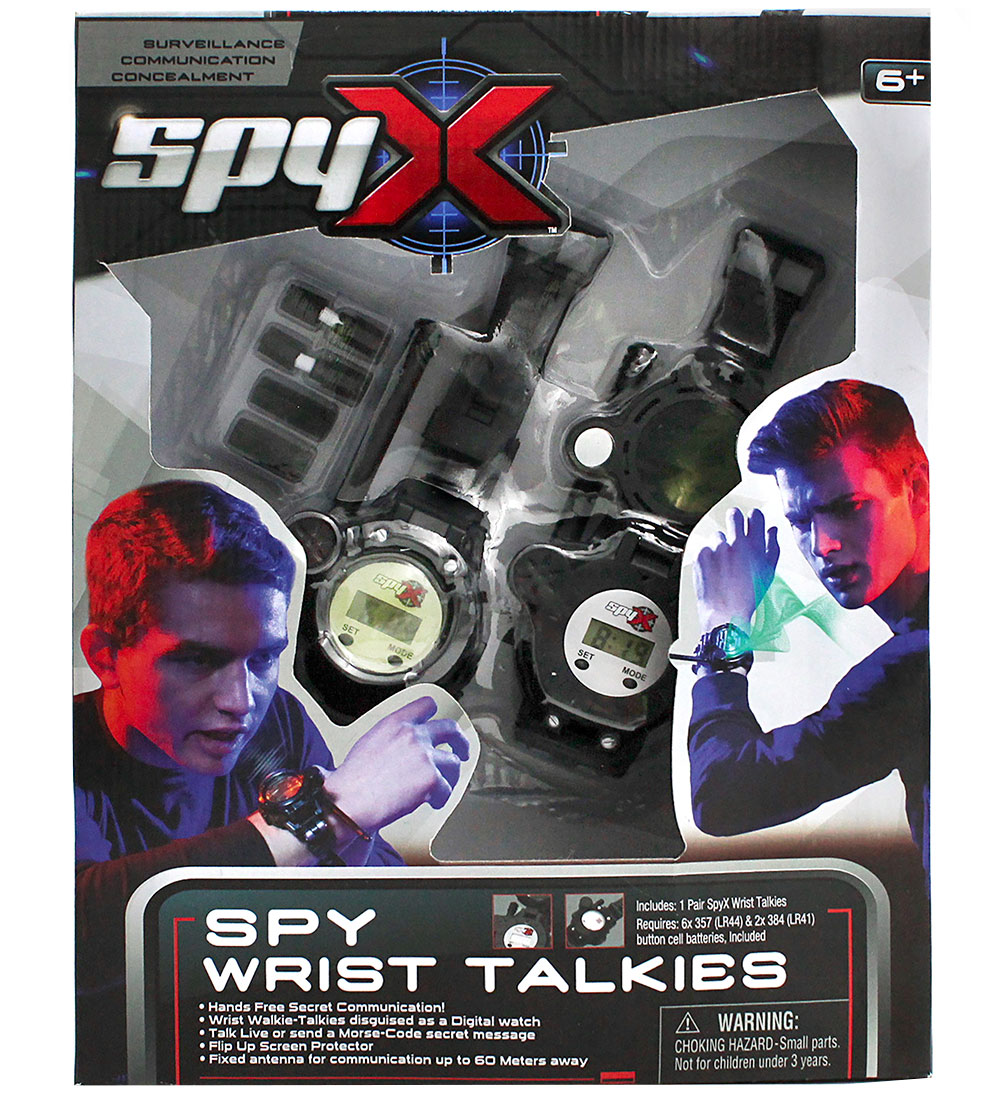 SpyX Walkie Talkies - Handgelenk - Schwarz - SpyX - One Size - Kuscheltiere SpyX Walkie Talkies - Handgelenk - Schwarz - SpyX - One Size - Kuscheltiere von SpyX