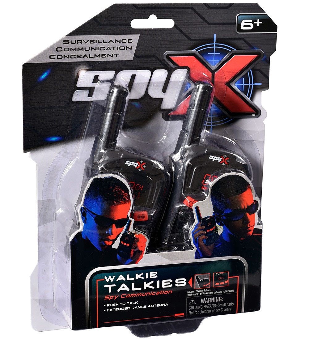 SpyX - Walkie Talkies - Schwarz/Rot - SpyX - One Size - Kuscheltiere SpyX - Walkie Talkies - Schwarz/Rot - SpyX - One Size - Kuscheltiere von SpyX