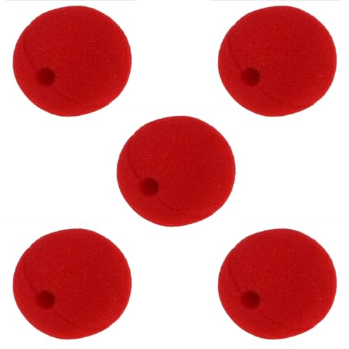 SquarezhenBo Roter Clown-Schwammball, magische Nasen, Schaumstoffnase, Kostüm, Kostüm, Kostüm, Party, Zubehör für Halloween, Maskerade, kreative und exquisite Verarbeitung, Verkleidung SquarezhenBo Roter Clown-Schwammball, magische Nasen, Schaumstoffnase, Kostüm, Kostüm, Kostüm, Party, Zubehör für Halloween, Maskerade, kreative und exquisite Verarbeitung, Verkleidung von SquarezhenBo