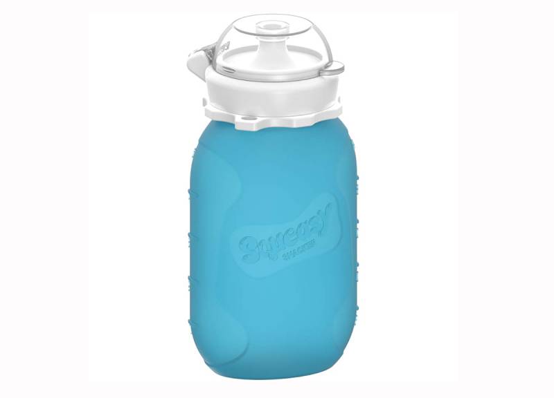 Squeasy Snacker Mini wiederverwendbares Quetschie 100ml - Blau Squeasy Snacker Mini wiederverwendbares Quetschie 100ml - Blau von Squeasy