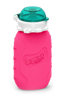 Squeasy Snacker Mini wiederverwendbares Quetschie 100ml - Pink Squeasy Snacker Mini wiederverwendbares Quetschie 100ml - Pink von Squeasy