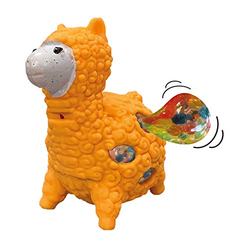 Squidgeemals - Lama von Deluxebase. Super dehnbares und matschiges Krokodil Lama mit Gelperlen. Tolles Quetschspielzeug für Erwachsene und Kinder von Squidgeemals