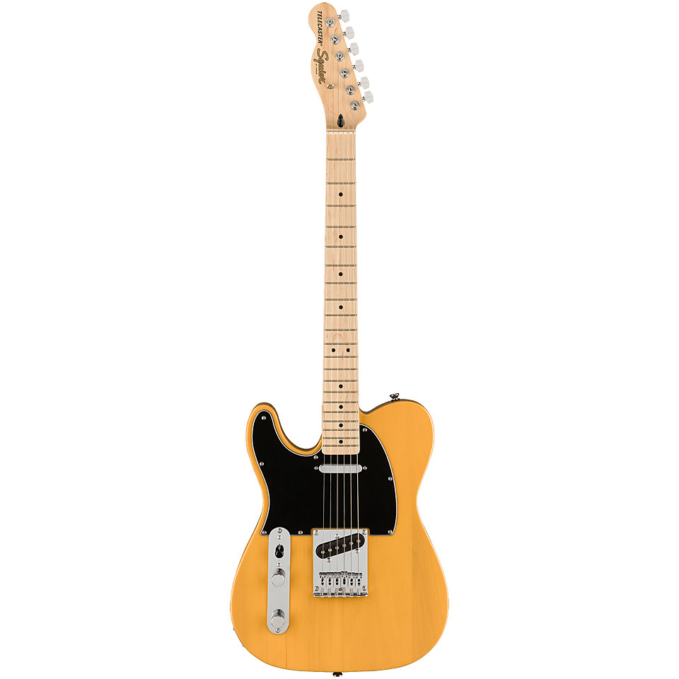 Squier Affinity Telecaster Butterscotch Blonde, Left-Handed E-Gitarre von Squier