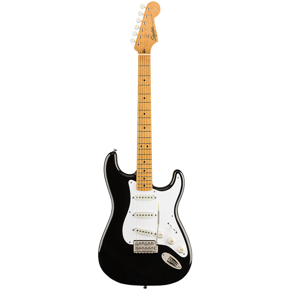 Squier Classic Vibe '50s Stratocaster BLK E-Gitarre Squier Classic Vibe '50s Stratocaster BLK E-Gitarre von Squier