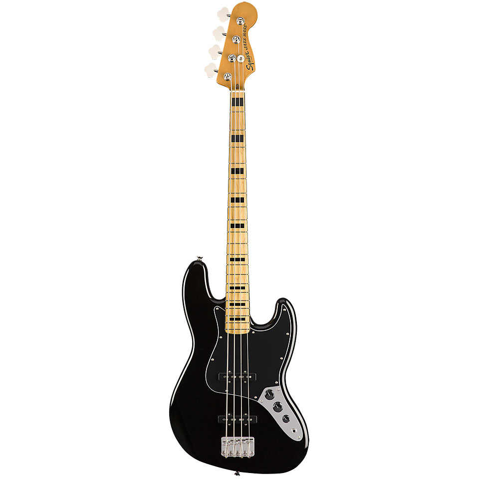 Squier Classic Vibe '70s Jazz Bass Black MN E-Bass Squier Classic Vibe '70s Jazz Bass Black MN E-Bass von Squier