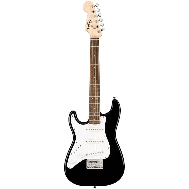 Squier Mini Stratocaster Black, Left-Handed E-Gitarre Lefthand von Squier