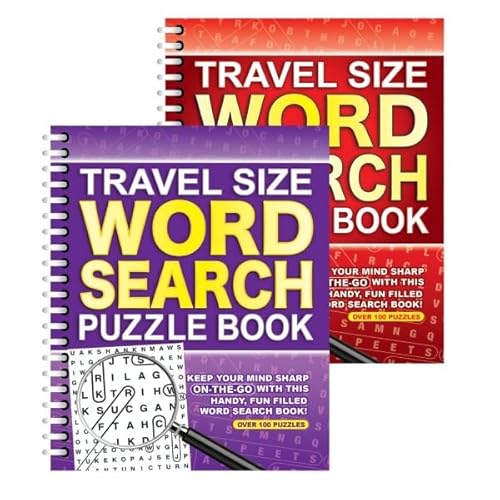 Squiggle - A5 Spiralbindung Reisegröße Wortsuche Puzzle Bücher – Set von 2 Squiggle - A5 Spiralbindung Reisegröße Wortsuche Puzzle Bücher – Set von 2 von Squiggle
