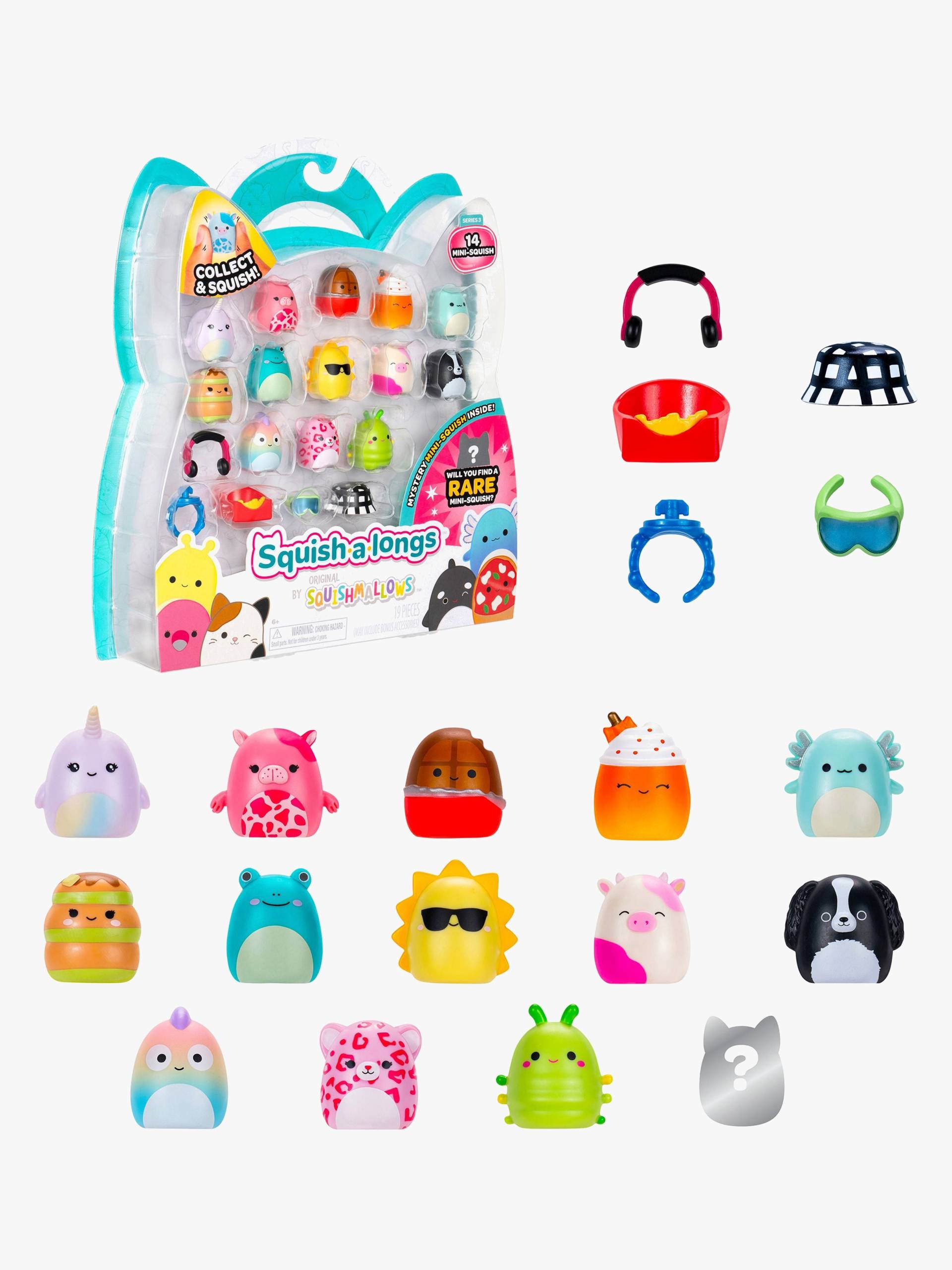 Squish-a-longs Figurenset 14er-Pack 2,5 cm Series 1 von Squish-a-longs