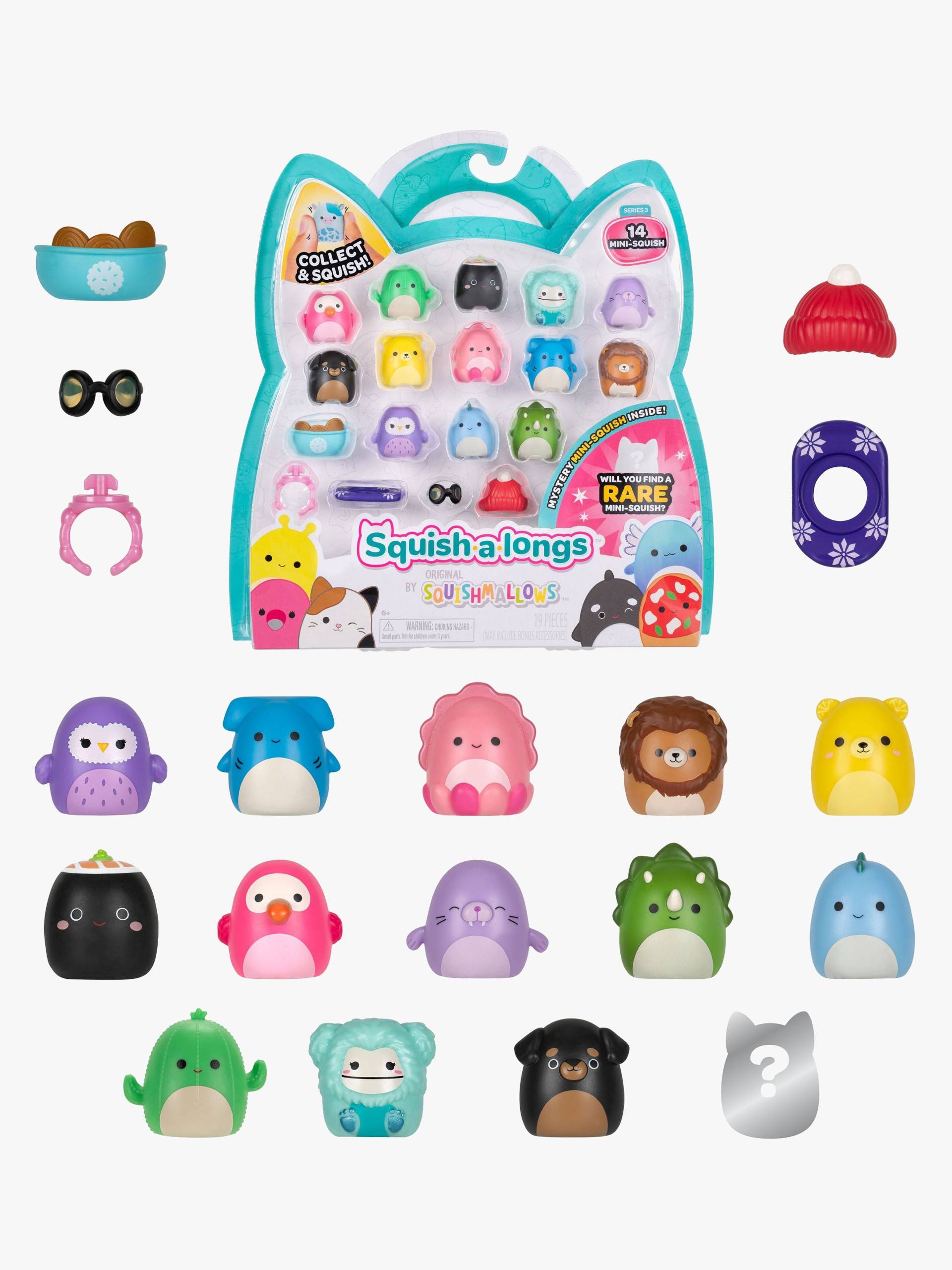 Squish-a-longs Figurenset Series 3 14er-Pack von Squish-a-longs