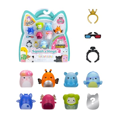Squish-a-longs SQAL0025-8er Pack, enthält 8X 2.5 cm Mini-Squish, 2X Zubehör, 1x Ring & 1x Sammlerhandbuch - Sammeln, Tauschen, Spielen Squish-a-longs SQAL0025-8er Pack, enthält 8X 2.5 cm Mini-Squish, 2X Zubehör, 1x Ring & 1x Sammlerhandbuch - Sammeln, Tauschen, Spielen von Squish-a-longs