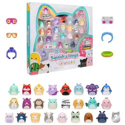 Squish-a-longs SQAL0034-25er Pack, enthält 25x 2.5 cm Mini-Squish, 5X Zubehörteile, 1x Ring & 1x Sammlerhandbuch - inkl. 2 Chase-Figuren - Sammeln, Tauschen, Spielen Squish-a-longs SQAL0034-25er Pack, enthält 25x 2.5 cm Mini-Squish, 5X Zubehörteile, 1x Ring & 1x Sammlerhandbuch - inkl. 2 Chase-Figuren - Sammeln, Tauschen, Spielen von Squish-a-longs