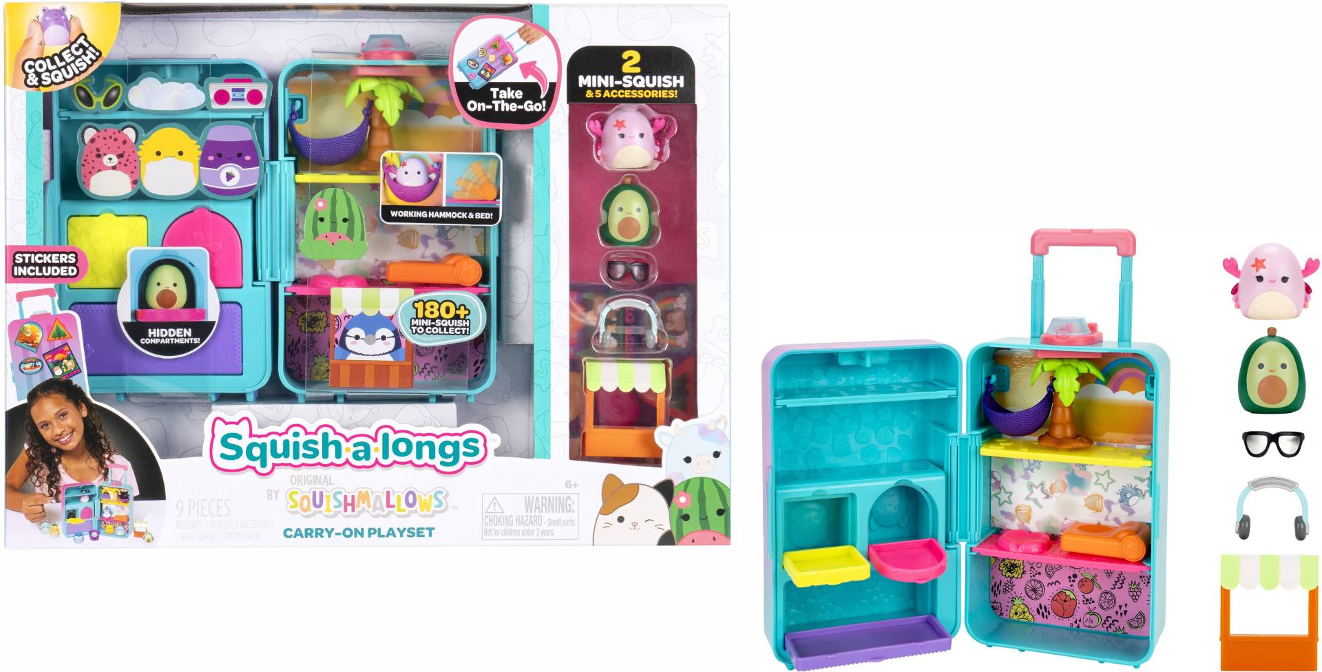 Squish-a-longs Spielset Handgepäck Squish-a-longs Spielset Handgepäck von Squish-a-longs