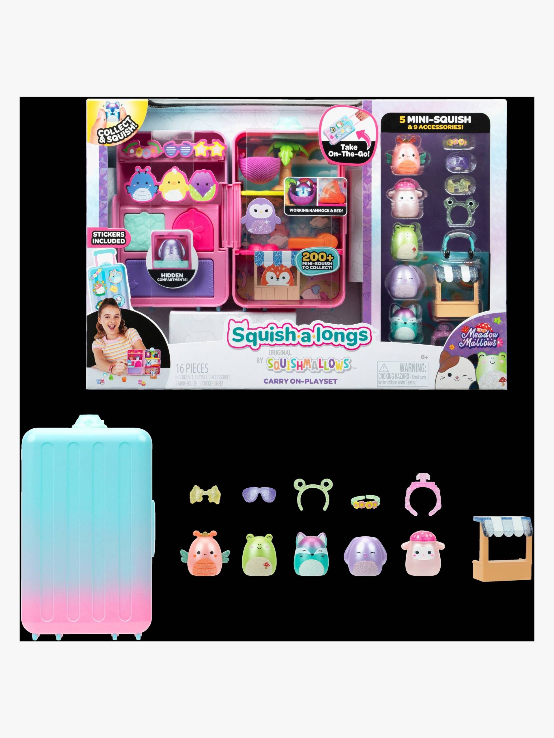 Squish-a-longs Sweet Sugar Koffer-Set Series 5 von Squish-a-longs