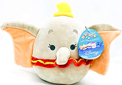 Disney Squishmallow Dumbo 20,3 cm Kelly Toys, superweiches Plüschtierkissen von Squishmallows