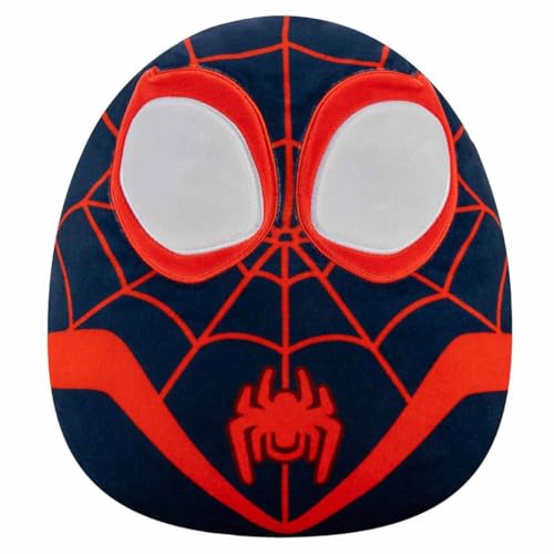 Marvel Squishmallows 10-Zoll Miles Morales: Spider-Man Plüsch - Füge Miles Morales zu Deiner Sammlung Hinzu, Ultraweiche Stofftier-Figur, Offizielles Kelly Toy SQK0462 von Squishmallows