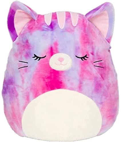 Offizielles KellyToy Squishmallows 12,7 cm Plüschtier (Caeli 12,7 cm Katzen-Batikfärbung) von Squishmallows