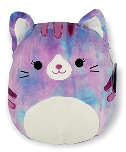 SQUISHMALLOW KellyToys Eloise The Purple Tie Dye Cat - Super Soft Plush Toy Animal Pillow Pal Buddy Stuffed Animal Birthday Gift von Squishmallows