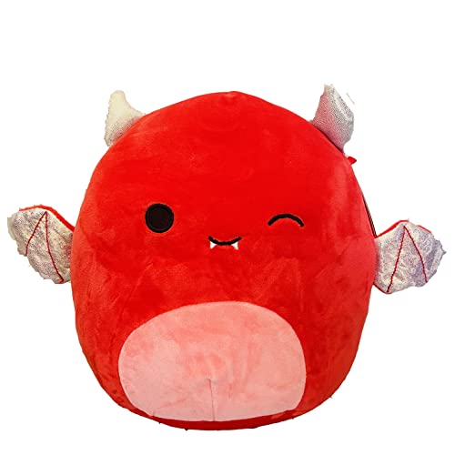 Squishmallow Offizielles Kellytoy Halloween Squishy weiches Plüschtier Tiere (Karlie Devil, 20,3 cm) von Squishmallows