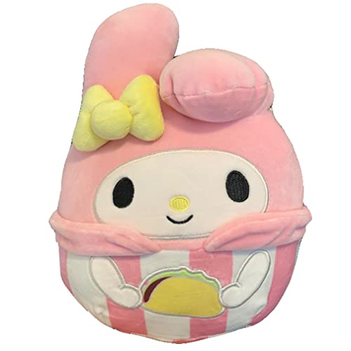 Squishmallow Offizielles Kellytoy Sanrio Squad Quetschtier Plüschtier (Melodie (Haltetaco), 20,3 cm) von Squishmallows