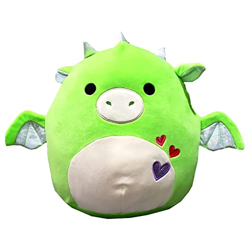 Squishmallow Offizielles Kellytoy Valentines Squad Squishy weiches Plüschtier Tier (Desmund Drache (3 Herzen), 20,3 cm) von Squishmallows