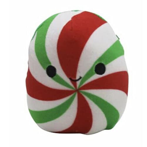 Squishmallow Offizielles Weihnachts-Winter-Urlaub, Kellytoy, Plüsch, quetschbar, weiches Plüschtier, Tiere (Dulce Peppermint Candy, 40,6 cm) von Squishmallows