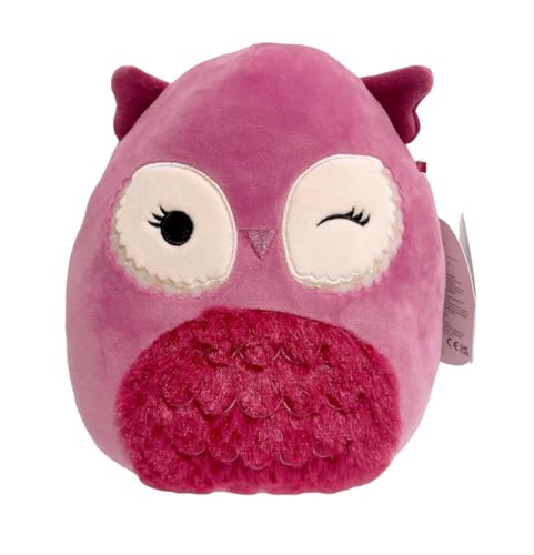 Squishmallows 20,3 cm Cozy Animal Squad – Offizielles Kellytoy Weihnachtsplüsch – Sammlerstück, weiches Quetschspielzeug, Geschenk für Kinder, Mädchen und Jungen (20,3 cm Aurura die Eule) von Squishmallows